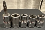 Snap On 5 Pc 3/8 Drive Socket Set. Fixed Price $45.00.