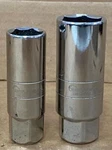 Matco Silver Eagle 2 Pc 3/8" Dr. Spark Plug Sockets(5/8" Bse206p-13/16" Bse266p). Fixed Price $30.00.