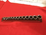 Matco 13 Pc , 3/8" Drive 6 Pt Sae Chrome Socket Set, 1/4" -1'' And Tray. Fixed Price $89.99.