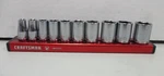 Craftsman V Series 1/4" Dr. 6 Pt Metric Socket Set- Magnetic Rail Cmmt17500v. Fixed Price $24.99.