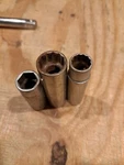3 Piece Lot 1/2" Drive Extension 1" & 13/16" Herbrand Socket S-132 12 Pt 6. Fixed Price $12.99.