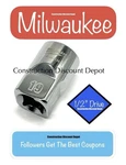 Milwaukee 19mm 1/2" Drive 6 Point Standard Shallow Socket 45-34-9120 19 Mm. Fixed Price $11.45.