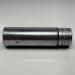 Snap On Tools S221 1/2 Drive 12 Point Sae 11/16 Flank Dr Deep Socket Usa Vtg. Fixed Price $13.59.