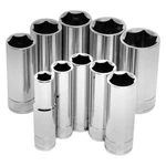 Performance Tool 3/8" Drive 6-point Sae Deep Socket Set 10 Pieces. Fixed Price $35.34.