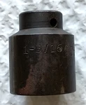 Mac Tools Vp386, 1/2" Drive, 1-3/16" Impact Socket, Shallow, 6 Point.. Fixed Price $28.39.
