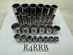 Snap-on Tools Usa New 28 Piece 3/8" Drive Sae Shallow + Deep Fdx Socket Lot Set. Fixed Price $699.95.