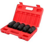 6 Point 1/2'' Drive Deep Spindle Axle Nut Socket Set 33 34 35 36 38mm 5pcs. Fixed Price $31.95.