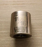 Craftsman Usa 11/16" Socket 6 Point 3/8" Drive 45828 Easy Read. Fixed Price $10.00.