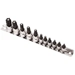 Performance Tool 11-pc Magnetic Star Bit Socket Set #wl-w38801. Fixed Price $26.95.