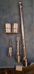 Lot Of 5 Snap-on Sockets And Extensions. Fixed Price $42.00.