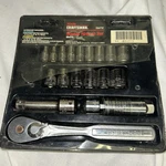 Craftsman 9 34715 , 19 Piece Metric Socket Set 1/4" & 3/8" Drive Made In Usa. Fixed Price $25.00.