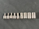 Blue-point 9pc All 3/8" Drive Inverted E Torx Socket Set E4-e20 No E7 Or 12. Fixed Price $65.00.