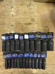 Napa Carlyle Tools Loose Set 23pcs. 1/2" Drive Deep Metric Impact Socket. Fixed Price $219.99.