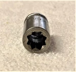 Husky Usa 1/4" Knurled Socket Drive 8 Point Metric Cm808. Fixed Price $9.95.