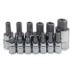 13 Pc. Tamper-resistant Sae Hex Bit Socket Set 13794 Atd Metal Sockets, Ratchets. Fixed Price $52.56.