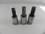 3 Pc. Snap On Tools 1/2 Drive 5/8" Sae Hex Bit Sockets Set Sa18a, Sa16a & Sa14a. Fixed Price $34.99.