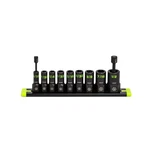 Gripedge Xas9s, 9pc 1/4 Drive Sae Rpt Socket Extractor Set. Fixed Price $155.00.