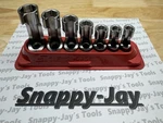 Snap-on Tools Usa New 10pc 3/8" Drive Sae Master Flare Nut Socket Set 207frx. Fixed Price $449.95.
