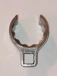 Snap On 3/8" Drive 12pt Deep Flare Nut Crowfoot Wrench 1-1/6" Used. Fixed Price $44.95.