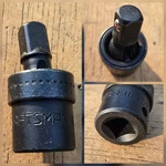 Vntg Sears Craftsman 1/2" Drive Swivel Universal Joint Impact Socket 18957 Vguc. Fixed Price $17.99.