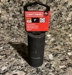 New Craftsman 1 Socket 1/2" Drive Deep Impact 6pt Cmmt15984 Free Shipping. Fixed Price $19.99.