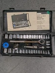 Vintage Buffalo Brand 40 Piece 1/4" 3/8" Sae & Metric Socket Set #230240. Fixed Price $9.99.