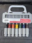 Rare Sears Craftsman Usa Nos Metric Color Handle Nutdriver Set 4197 7pc. Fixed Price $64.95.