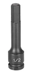 Grey Pneumatic Gry-29164f 1/2" X Hex Driver 4" Long. Fixed Price $29.95.