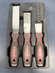 3pc Matco Tools Striking Soft-grip ( Large 7" 9" 11" ) Stainless Scraper Set. Fixed Price $49.99.