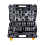 1/2" Drive Impact Socket Set 33-piece Sae 3/8"-1" & Metric 10-24mm, Cr-v W/ Case. Fixed Price $76.99.