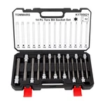 Tommars 14-pc Long Torx Bit Socket Set, S2 Alloy Steel Star Set T10-t70. Fixed Price $43.15.