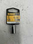 Dewalt 9/16" 6 Point 1/4" Drive Shallow Polished Chrome Socket 85-861d. Fixed Price $8.99.