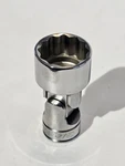 Snap-on Tools Usa New 3/8" Drive 3/4" Sae 12 Point Chrome Swivel Socket Fu24b. Fixed Price $44.95.