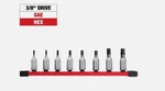 Milwaukee Hex Bit Socket Set 8pc 3/8" Drive Sae 48-22-9542 New. Fixed Price $56.90.