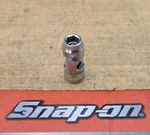 New Snap On Tmusm6 - 1/4" Drive 6mm Shallow 6pt Chrome Universal Socket. Fixed Price $34.95.