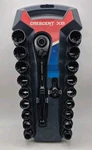 Crescent X6 20pc Pass Thru Ratchet And Socket Set New. Fixed Price $39.98.