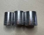3 - Craftsman Ee 44335 44336 44338 3/8 Drive Sockets 5/8" 11/16" 13/16" See Pics. Fixed Price $11.45.
