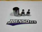 Snap-on Tools New 3pc 1/4" Drive Sae 6pt Shallow Add-on Sockets Tm04 Tm05 Tm20. Fixed Price $99.95.