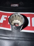 Craftsman Usa 24mm Chrome 1/2" Drive Shallow 12 Point Metric Socket 44242 Gk Nos. Fixed Price $18.00.