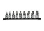 9pc Proto Blackhawk Xzn Triple Square 12 Point Spline Bit Socket Set Hw-9509ts. Fixed Price $24.99.