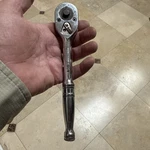 Powerbuilt Vintage 3/8 Inch Drive 60 Teeth Low-profile Ratchet - Chrome Vanadium. Fixed Price $24.00.