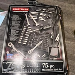 Rare Sears Craftsman Usa 75th Anniversary Mechanics Tool Socket Set 33975 Nos. Fixed Price $329.00.