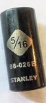 Stanley 5/16" X 1/4" Standard Socket 86-026b Black Chrome Free Shipping. Fixed Price $9.96.