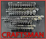 Craftsman Tools 136pc 1/4 3/8 1/2 Short Deep Sae Metric Mm Ratchet Socket Set. Fixed Price $180.94.