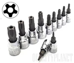 11pc 5-point Security Star Bit Socket Set Torx Tamper Proof Bits W/ Holder. Fixed Price $19.99.