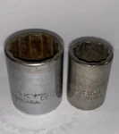 Husky Sockets - 3/8" Drive Sae 12 Point 9/16" & 3/4" Standard Socket. Fixed Price $12.00.