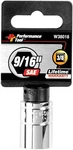 Performance Tool 3/8" Dr. 9/16" 6pt Socket - Drive 6-point Socket,. Fixed Price $14.49.