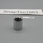 Vintage Craftsman Vv 44226 1/2" Drive 3/4" 8 Point Double Square Torx Socket Usa. Fixed Price $14.99.