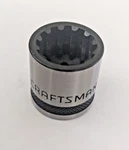 Craftsman 3/8" Drive 12pt 17mm Universal Socket 24983 Rare Replacement. Fixed Price $14.99.