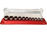 Snap On Tools Usa New 11 Piece 3/8 Drive 6 Point Sae Shallow Socket Set 211fsy. Fixed Price $207.95.